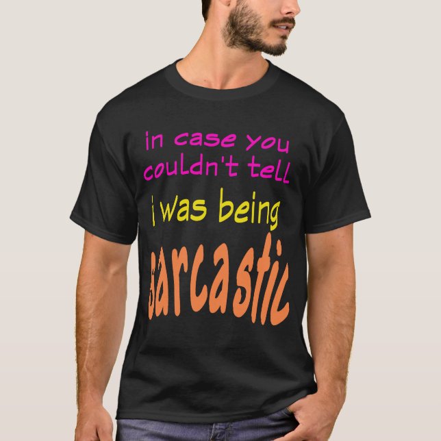 Camiseta Sendo t-shirt sarcástico (Frente)