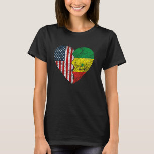 Camiseta Sene dos Estados Unidos, sigla americana do Senega