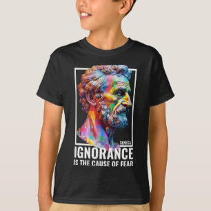 Camiseta Seneca Cita Professor de Filosofia Stoic Life Men