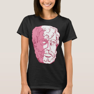 Camiseta Sêneca, Estátua Romana Linda Trabalho de arte Dive