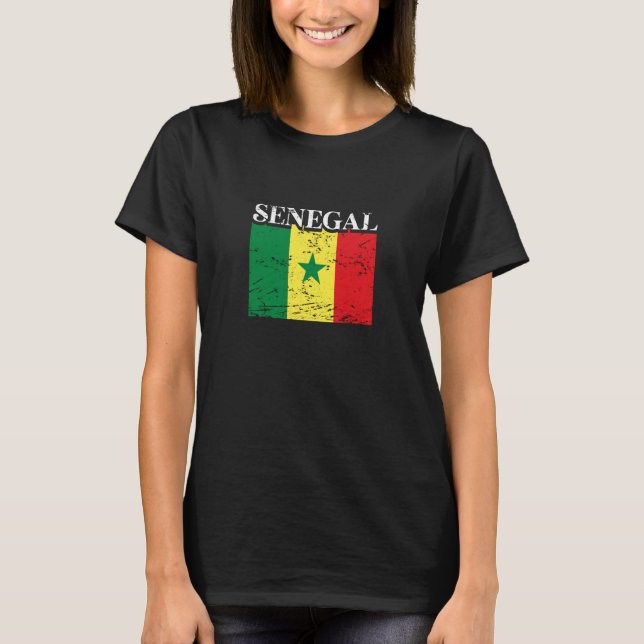 Camiseta Senegal African Pride and Heritage (Frente)