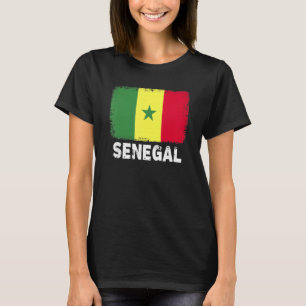 Camiseta Senegal: Bandeira apoia Pessoas senegaleses