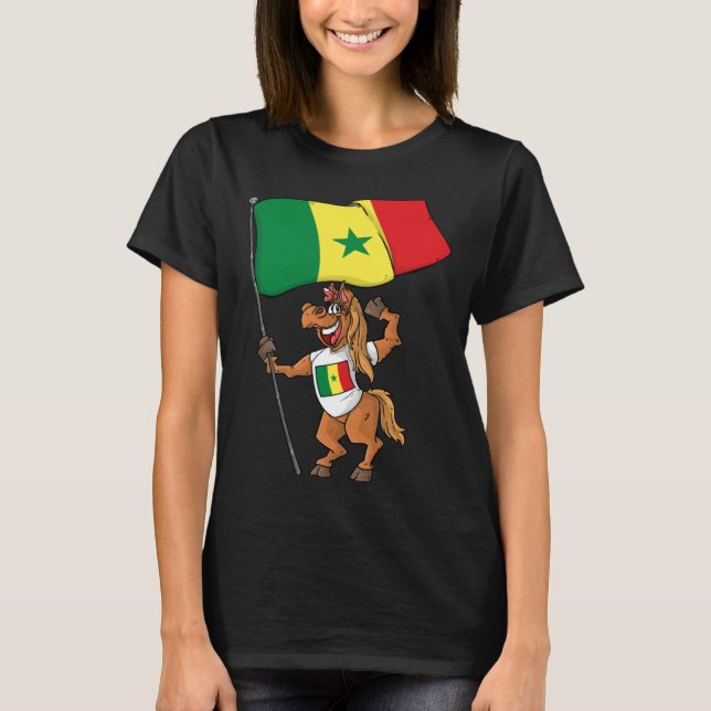 Camiseta Senegal Fan Horse (Frente)