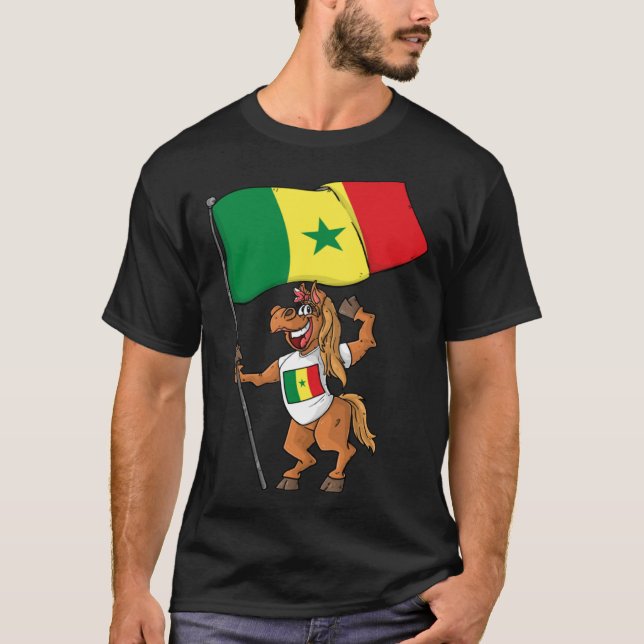 Camiseta Senegal Fan Horse (Frente)