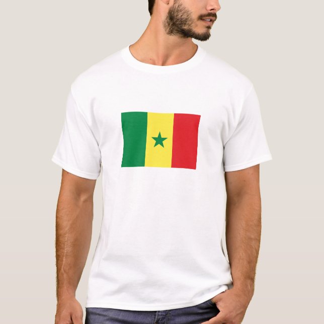 Camiseta Senegal Flag (Frente)