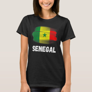 Camiseta Senegal Flag Pride Retro Senegal Flag Family Mães