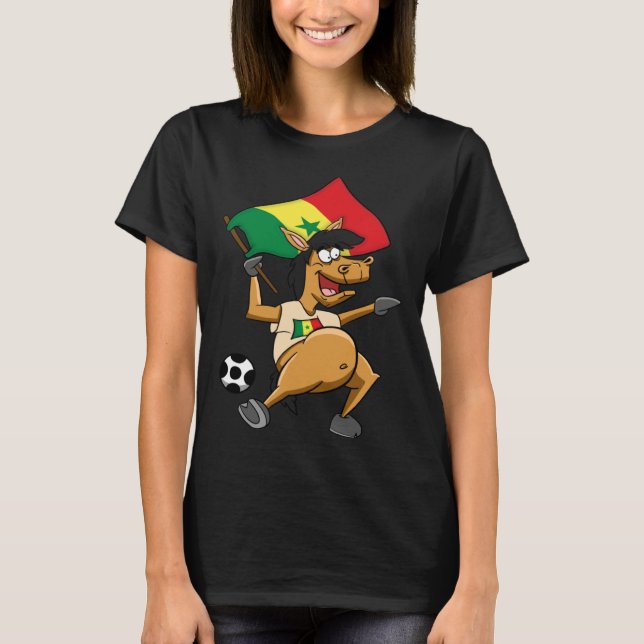 Camiseta Senegal Horse Fan (Frente)