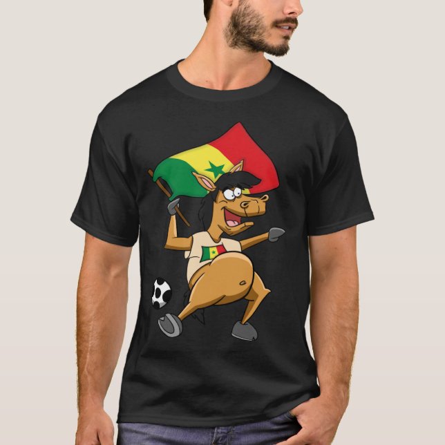 Camiseta Senegal Horse Fan (Frente)