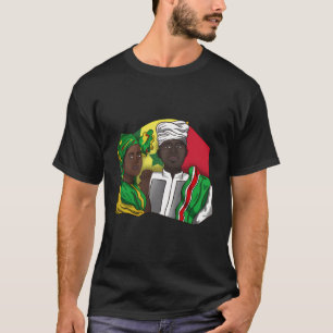 Camiseta Senegal Senegal, África Ocidental, Orgulho, Bandei