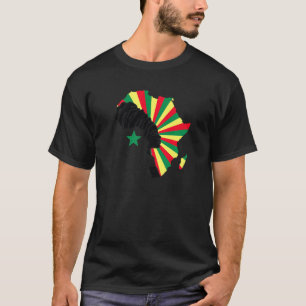 Camiseta Senegal Senegal Senegal, bandeira senegalesa Áfric