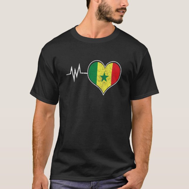 Camiseta Senegal Senegal Senegal Senegal África Ocidental O (Frente)