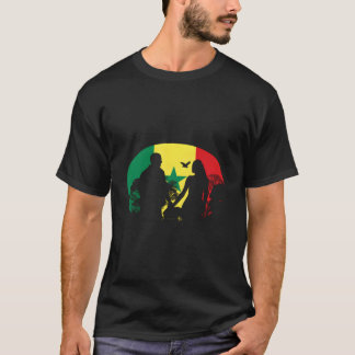 Camiseta Senegal Senegalese West Africa Proud Love Flag