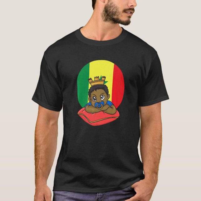 Camiseta Senegal Senegalese West Africa Proud Prince Boy So (Frente)
