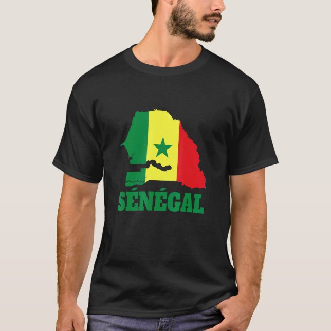 Camiseta Senegal soccer & football fan 2022 Flag of Senegal (Frente)