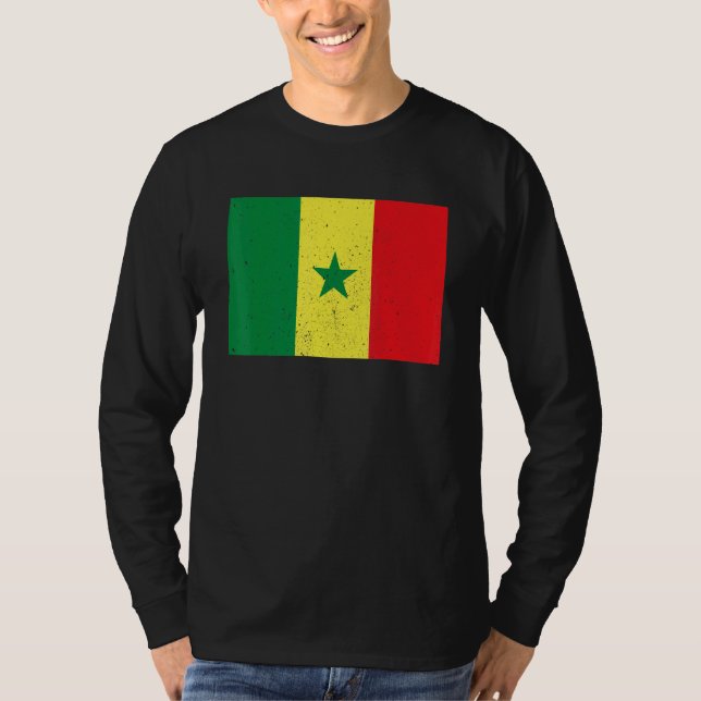 Camiseta Senegalese Senegal Flag Pride Senegalese Flag (Frente)