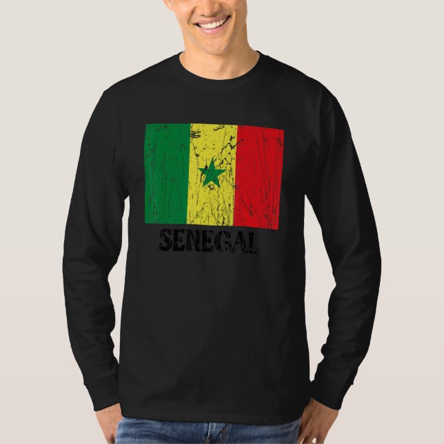 Camiseta Senegalese Senegal Flag Pride Senegalese Flag (Frente)