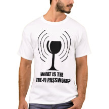 Senha do Vinho-Fi Vidro Engraçado Ondas Wi-Fi