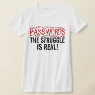 CAMISETA “SENHAS” A LUTA É REAL!