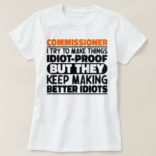 Camiseta Senhor Comissário, Tento Engraçá-Lo.