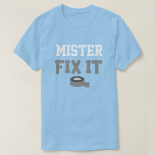 Camiseta Senhor Conserta Tudo Fita Adesiva Tema Engraçado d