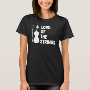 Camiseta Senhor Das Cordas Jogando Violino Instrumento Musi