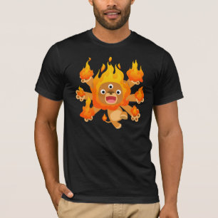 Camiseta Senhor do fogo!! (t-shirt do leão bonito dos