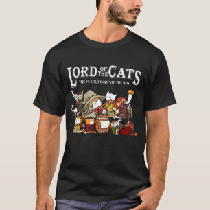 Camiseta Senhor Dos Gatos O Furacão Do Anel Engraçado