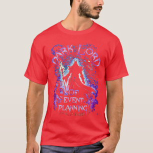 Camiseta Senhor Escuro do Planejamento de Evento