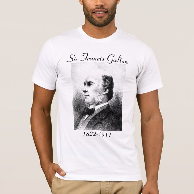Camiseta Senhor Francis Galton #2 - com citações (Frente)