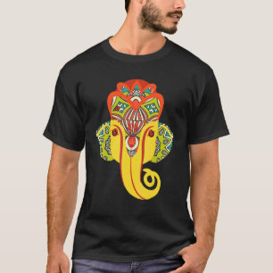 Camiseta Senhor Ganesha Elefante Indiano Bonito Colorido St