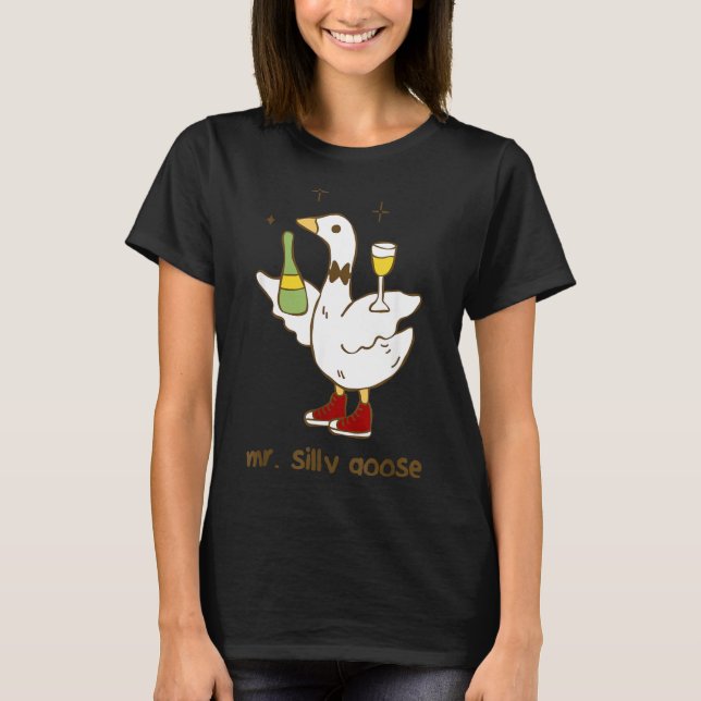 Camiseta Senhor Ganso Bobo Casamento Despedida de Solteiro  (Frente)