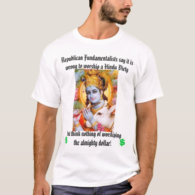 Camiseta Senhor Krishna, senhor Krishna (Frente)