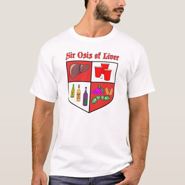 Camiseta Senhor Osis do fígado (Frente)