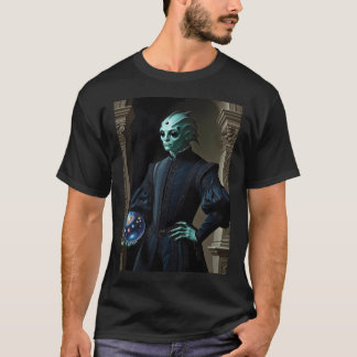 Camiseta Senhor Peixe Johnston um cidadão Lovecraftiano ass
