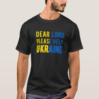 Camiseta Senhor, por favor, ajude a Ucrânia
