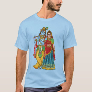 Camiseta Senhor Radha Krishna