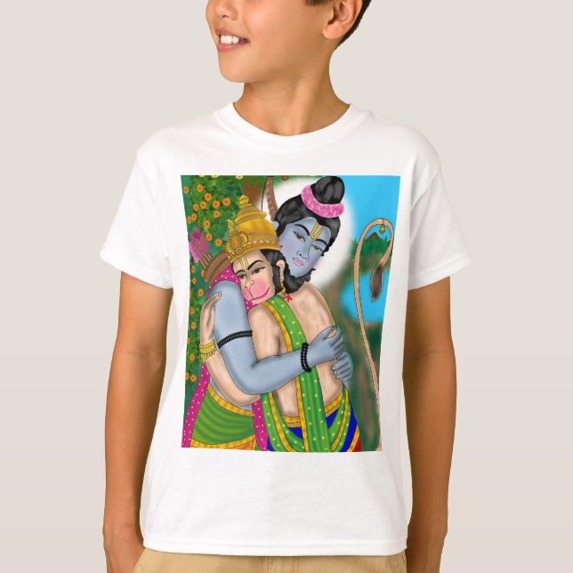 Camiseta Senhor Rama & Hanuman (Frente)