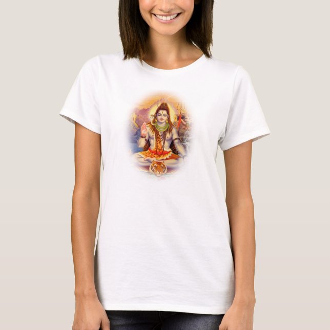 Camiseta Senhor Shiva Meditating T (Frente)