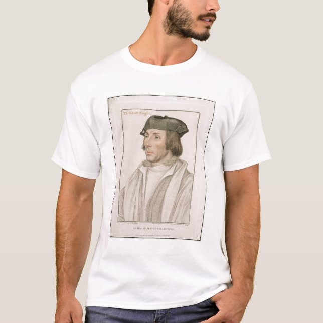Camiseta Senhor Thomas Elyot (c.1490-1546) gravado por (Frente)