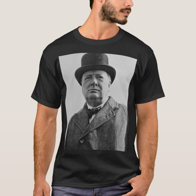 Camiseta Senhor Winston Churchill (Frente)
