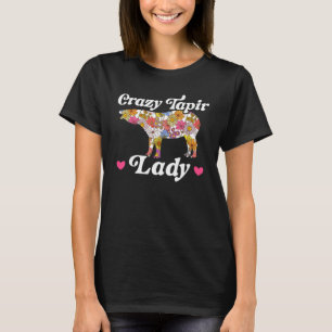 Camiseta Senhora Anta Louca Vida Selvagem Animal Zookeeper