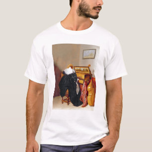 Camiseta Senhora assentada por um Virginal