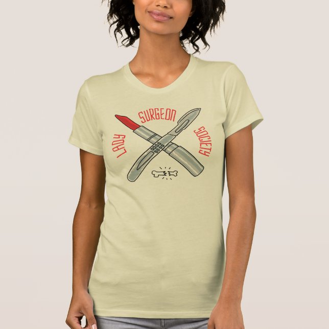 Camiseta Senhora Cirurgião Sociedade: Ortopedia (Frente)