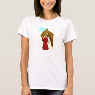 Camiseta Senhora com cavalo