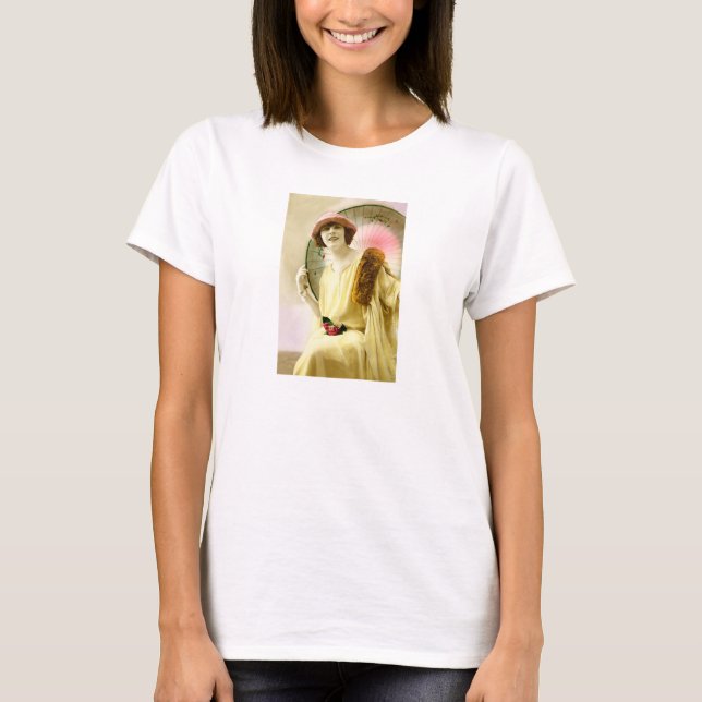 Camiseta Senhora com parasol (Frente)
