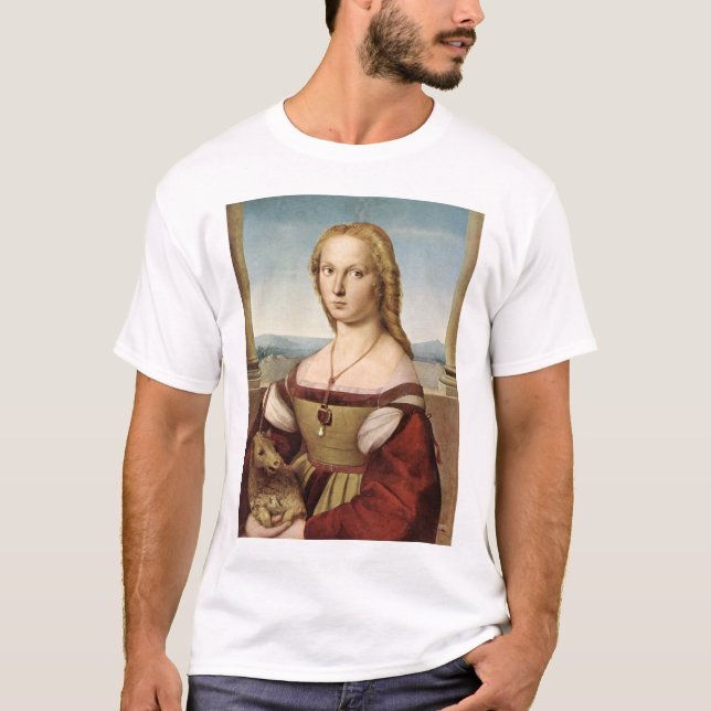 Camiseta Senhora com um unicórnio (Frente)