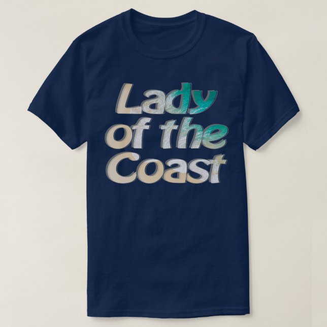 Camiseta Senhora da Costa (Frente do Design)