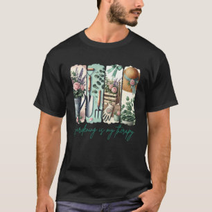 Camiseta Senhora das Plantas de Jardinagem Pincelada Jardin