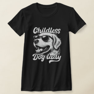 Camiseta Senhora de Cachorro sem Filhos Kamala Harris 2024