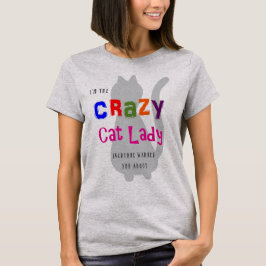 Camiseta Senhora de Gato Louca
